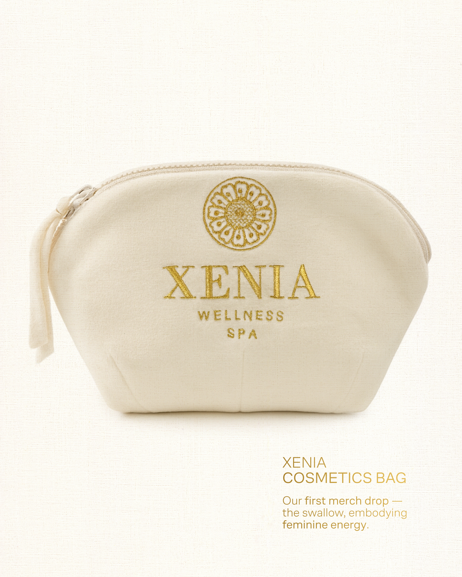 The Xenia cosmetic bag