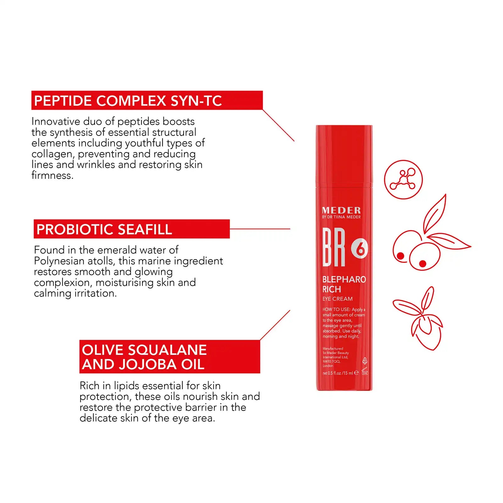 Blepharo-Rich Age-well eye cream for dry skin with signs of ageing and stress