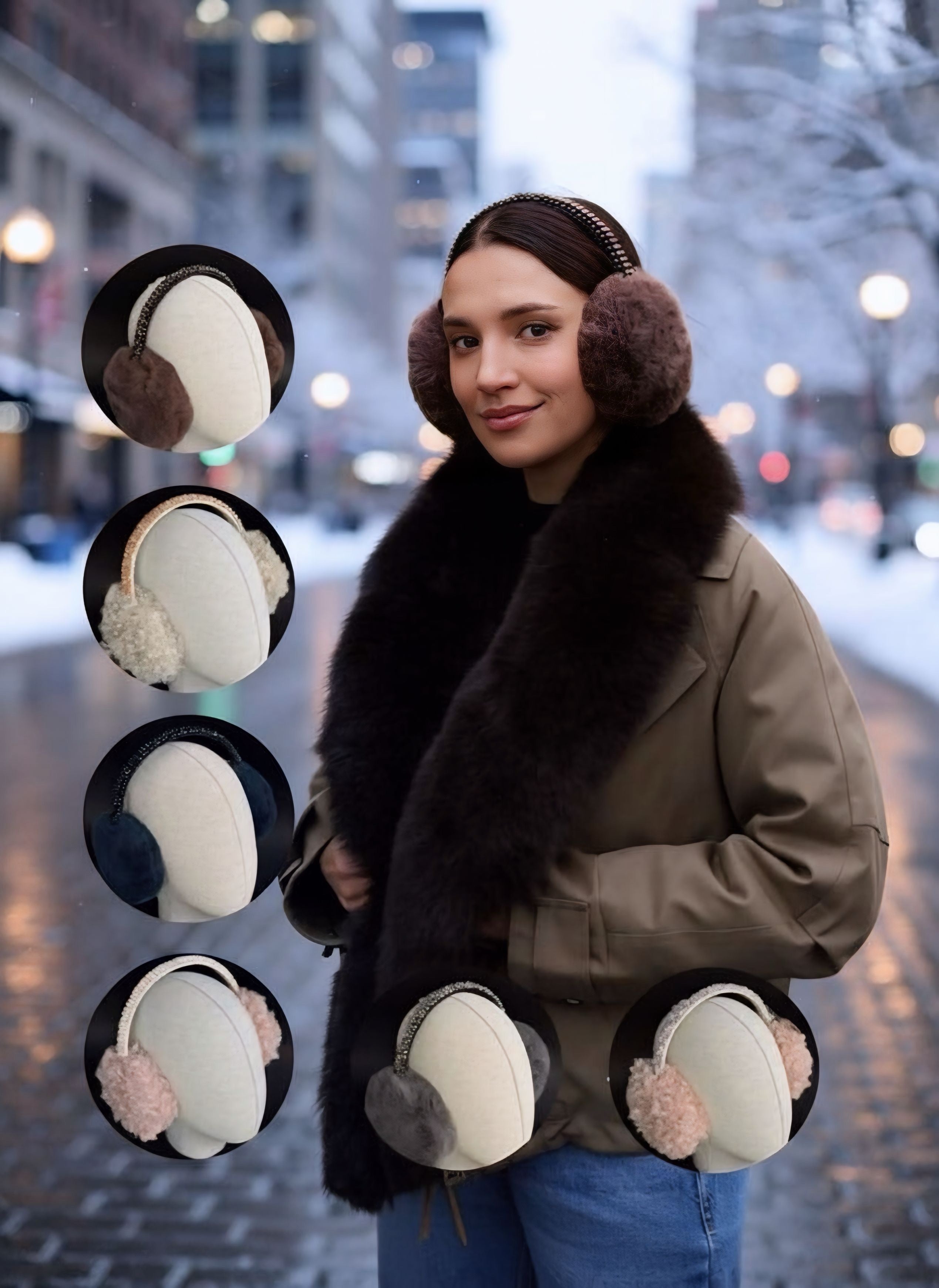 Handmade Winter Earmuffs Crafted with care in Ukraine
